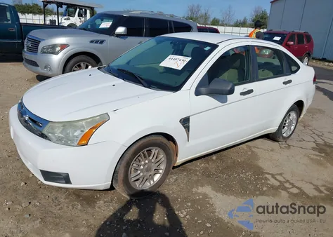 2008 Ford Focus Se/Ses из США, поврежденный, VIN 1FAHP35N88W298865